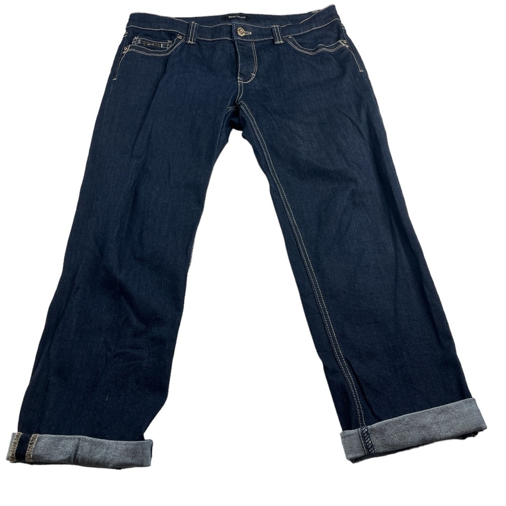 NWOT WHBM Crop Leg Dark Wash Size 6